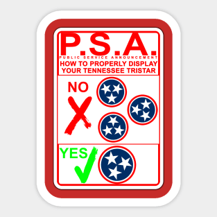 TriStar TN P.S.A. Sticker